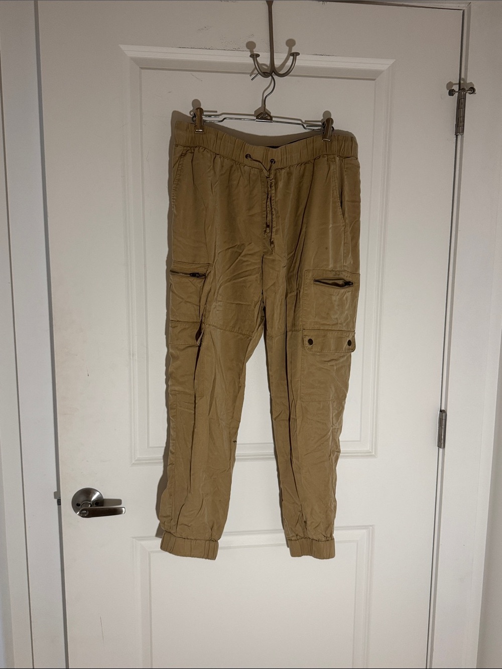 Banana Republic Tan Cargo Jogger Pants